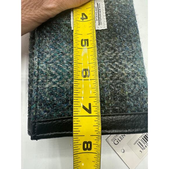 Glen Appin of Scotland Harris Tweed Long Bute Coin Wallet Snap Slots Zip Pocket - Picture 10 of 10